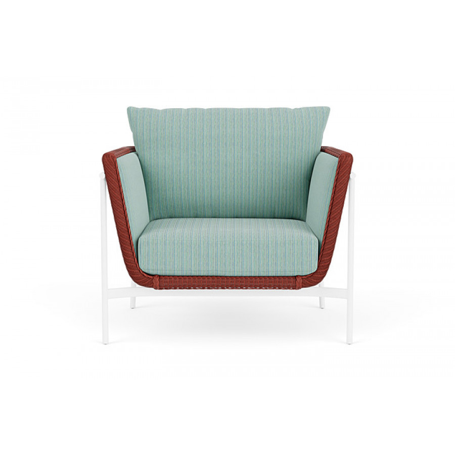 Lloyd Flanders™ Solstice Lounge Chair - Terracotta, Matte White