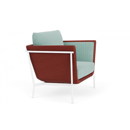 Lloyd Flanders™ Solstice Lounge Chair - Terracotta, Matte White
