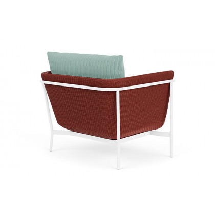 Lloyd Flanders™ Solstice Lounge Chair - Terracotta, Matte White