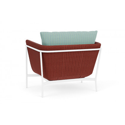 Lloyd Flanders™ Solstice Lounge Chair - Terracotta, Matte White