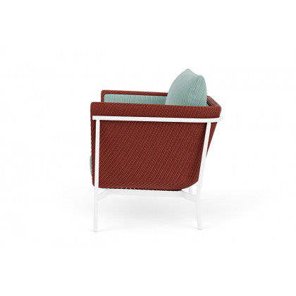 Lloyd Flanders™ Solstice Lounge Chair - Terracotta, Matte White