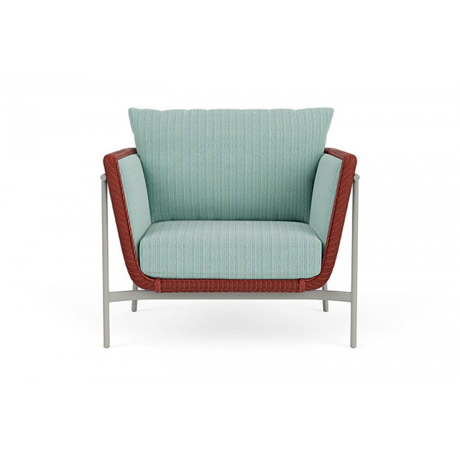 Lloyd Flanders™ Solstice Lounge Chair - Terracotta, Platinum