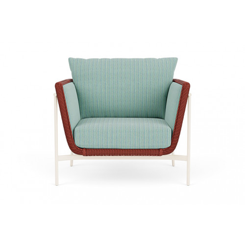 Lloyd Flanders™ Solstice Lounge Chair - Terracotta, Ivory