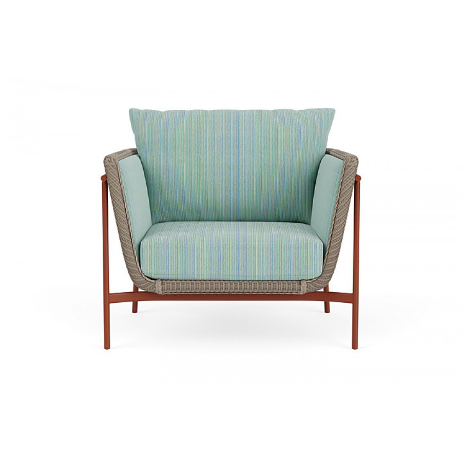 Lloyd Flanders™ Solstice Lounge Chair - French Beige, Terracotta