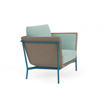 Lloyd Flanders™ Solstice Lounge Chair - French Beige, Peacock