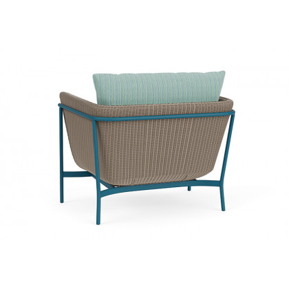 Lloyd Flanders™ Solstice Lounge Chair - French Beige, Peacock