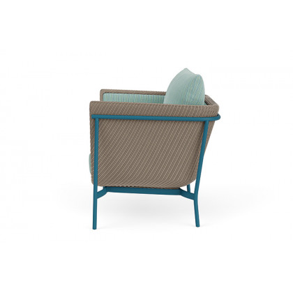 Lloyd Flanders™ Solstice Lounge Chair - French Beige, Peacock