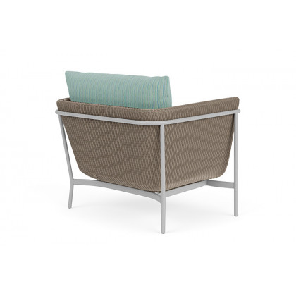 Lloyd Flanders™ Solstice Lounge Chair - French Beige, Metallic Silver