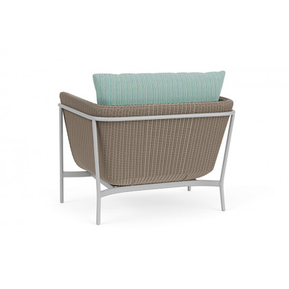 Lloyd Flanders™ Solstice Lounge Chair - French Beige, Metallic Silver