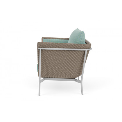 Lloyd Flanders™ Solstice Lounge Chair - French Beige, Metallic Silver