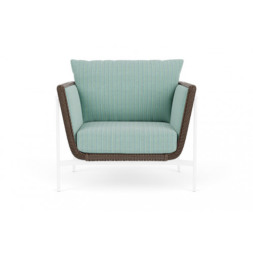 Lloyd Flanders™ Solstice Lounge Chair - Bark, White