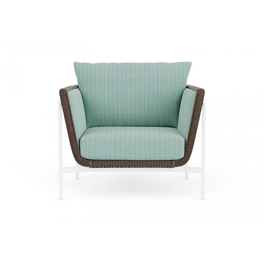 Lloyd Flanders™ Solstice Lounge Chair - Bark, Matte White