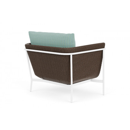 Lloyd Flanders™ Solstice Lounge Chair - Bark, Matte White