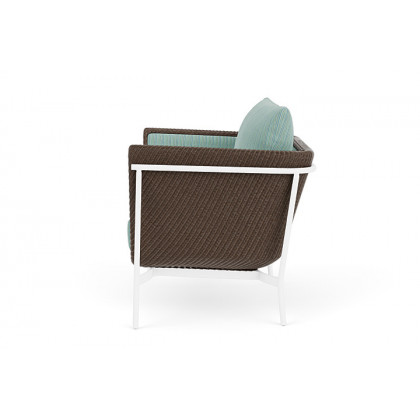 Lloyd Flanders™ Solstice Lounge Chair - Bark, Matte White
