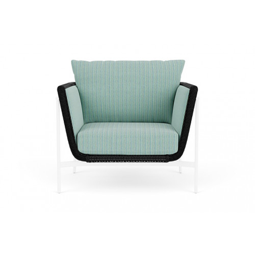 Lloyd Flanders™ Solstice Lounge Chair - Ebony, White