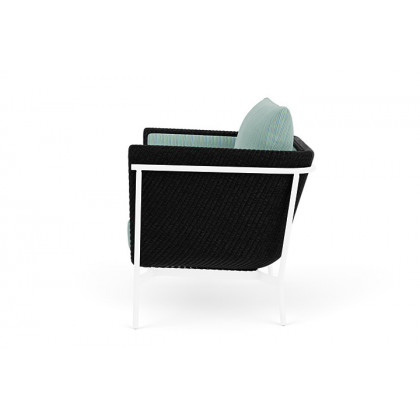 Lloyd Flanders™ Solstice Lounge Chair - Ebony, White