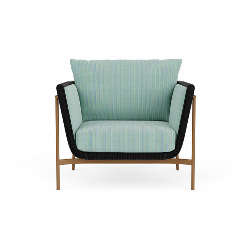 Lloyd Flanders™ Solstice Lounge Chair - Ebony, Hickory