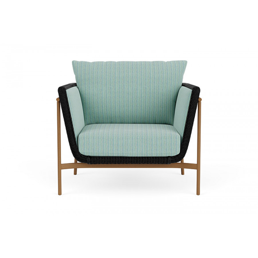 Lloyd Flanders™ Solstice Lounge Chair - Ebony, Hickory