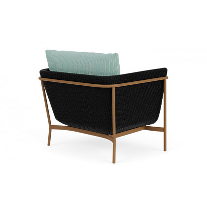 Lloyd Flanders™ Solstice Lounge Chair - Ebony, Hickory