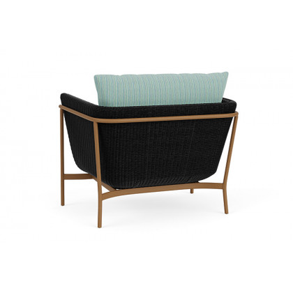 Lloyd Flanders™ Solstice Lounge Chair - Ebony, Hickory