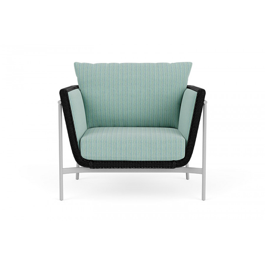 Lloyd Flanders™ Solstice Lounge Chair - Ebony, Metallic Silver