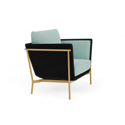 Lloyd Flanders™ Solstice Lounge Chair - Ebony, Metallic Gold