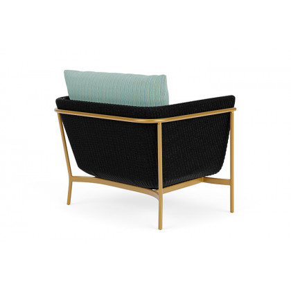 Lloyd Flanders™ Solstice Lounge Chair - Ebony, Metallic Gold