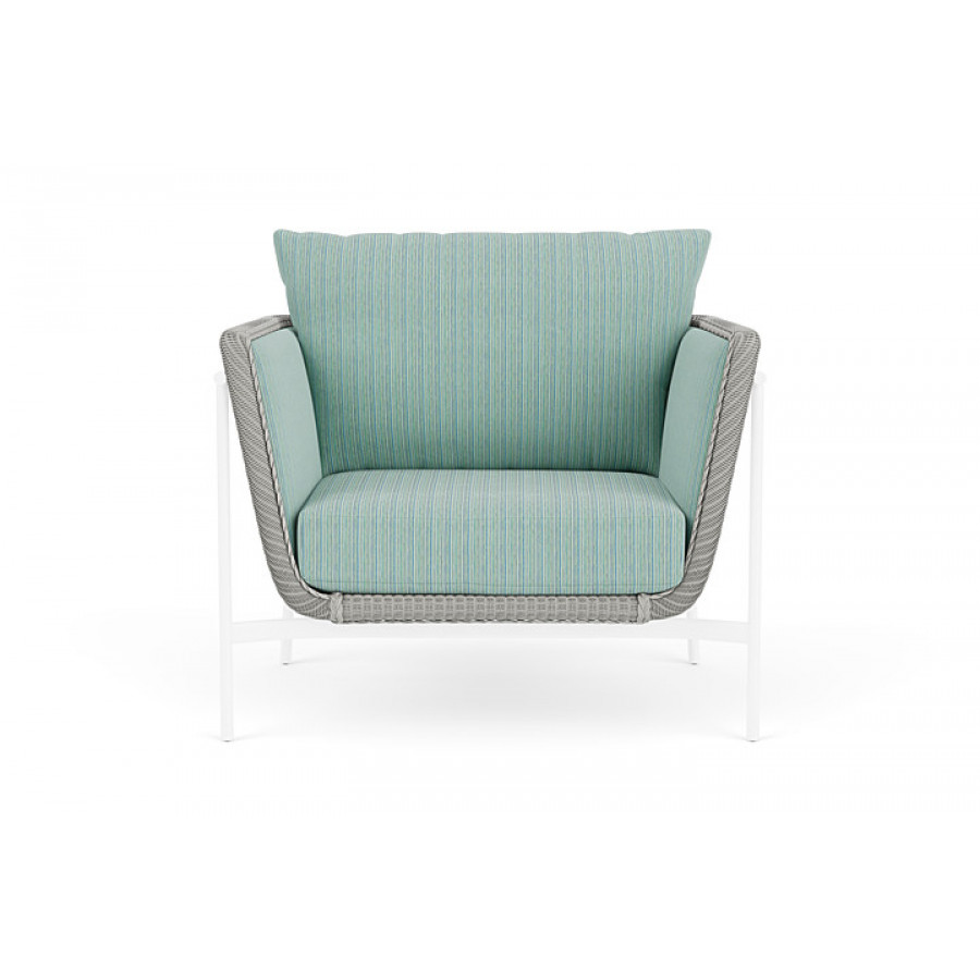 Lloyd Flanders™ Solstice Lounge Chair - Platinum, White