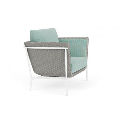 Lloyd Flanders™ Solstice Lounge Chair - Platinum, Matte White