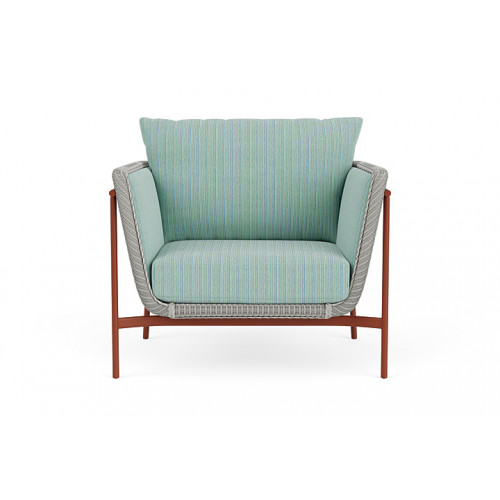 Lloyd Flanders™ Solstice Lounge Chair - Platinum, Terracotta