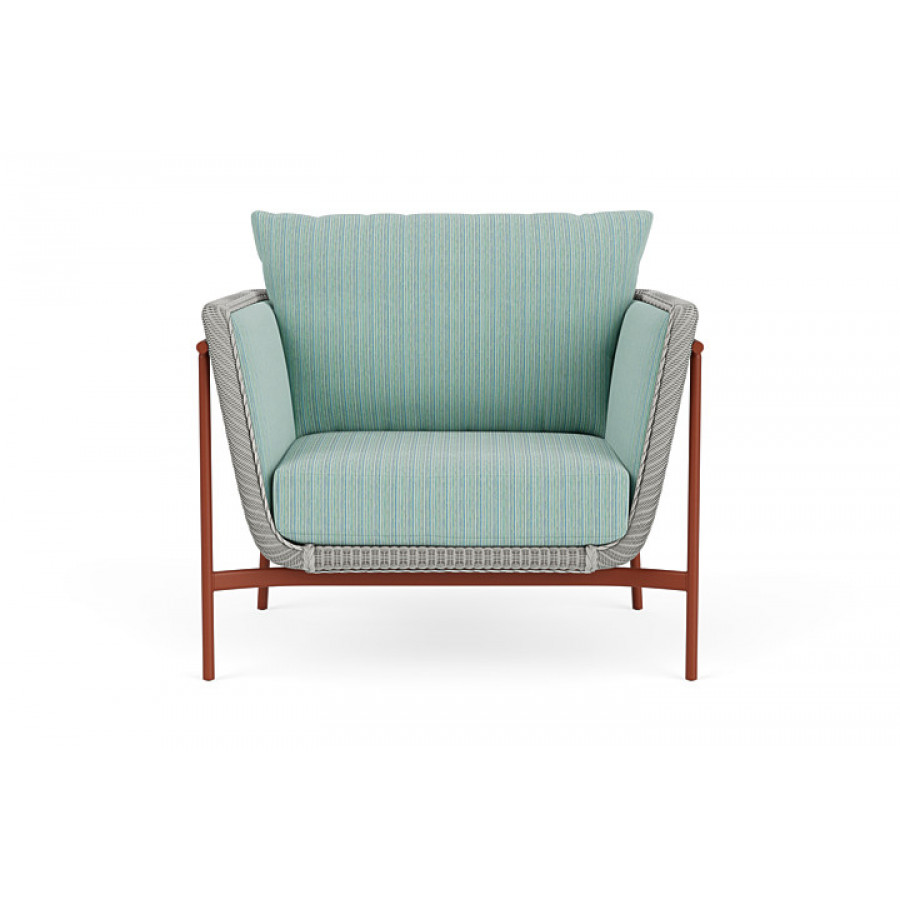 Lloyd Flanders™ Solstice Lounge Chair - Platinum, Terracotta