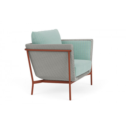 Lloyd Flanders™ Solstice Lounge Chair - Platinum, Terracotta