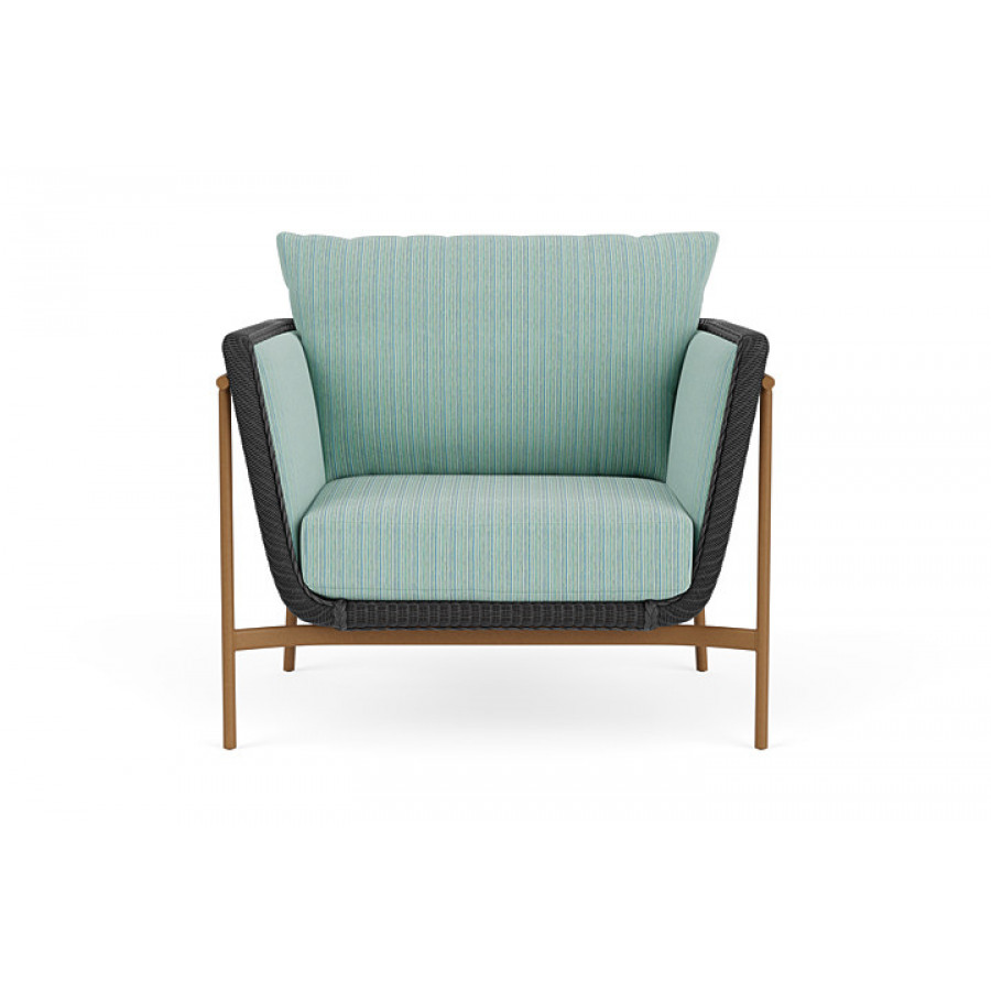 Lloyd Flanders™ Solstice Lounge Chair - Charcoal, Hickory