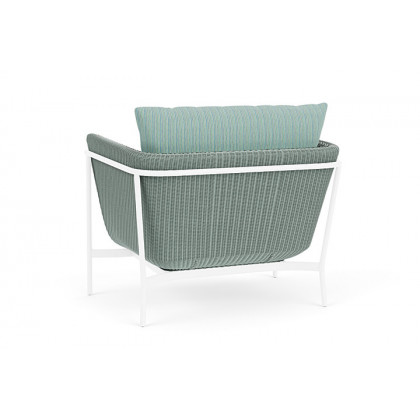Lloyd Flanders™ Solstice Lounge Chair - Sea Glass, White