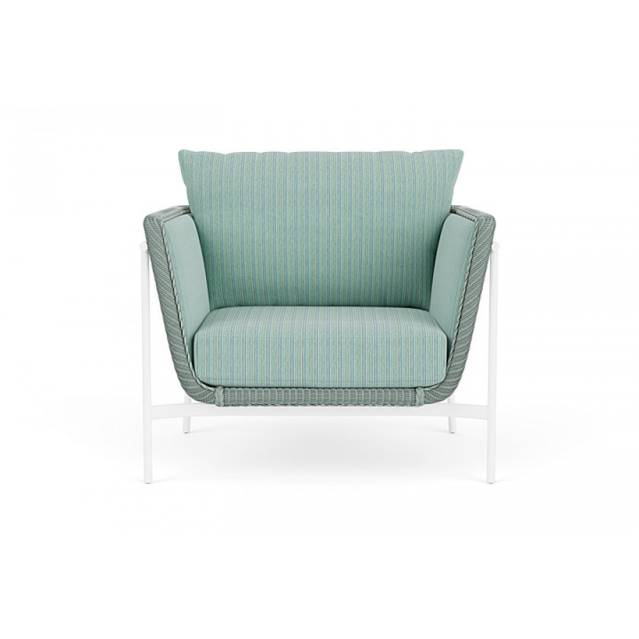 Lloyd Flanders™ Solstice Lounge Chair - Sea Glass, Matte White