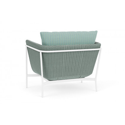 Lloyd Flanders™ Solstice Lounge Chair - Sea Glass, Matte White