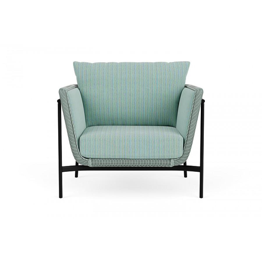 Lloyd Flanders™ Solstice Lounge Chair - Sea Glass, Ebony