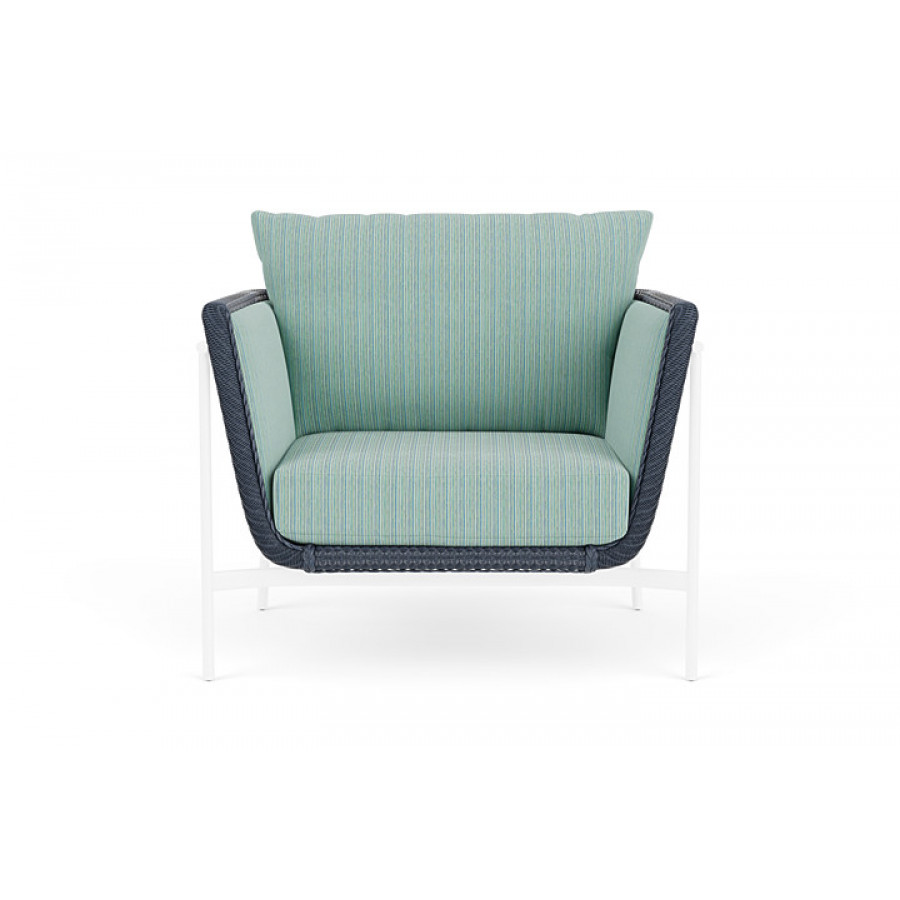 Lloyd Flanders™ Solstice Lounge Chair - Denim Blue, White