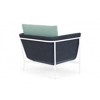 Lloyd Flanders™ Solstice Lounge Chair - Denim Blue, White