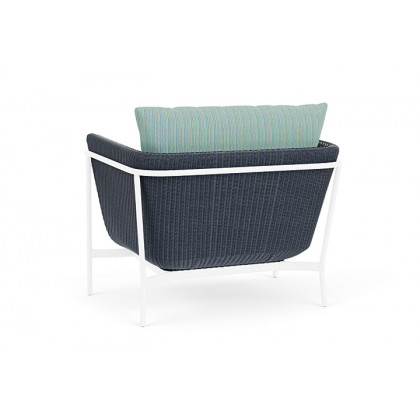 Lloyd Flanders™ Solstice Lounge Chair - Denim Blue, White