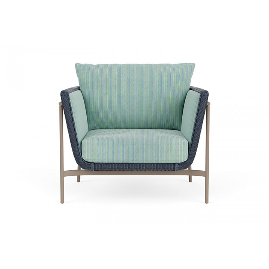 Lloyd Flanders™ Solstice Lounge Chair - Denim Blue, French Beige
