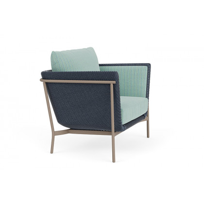 Lloyd Flanders™ Solstice Lounge Chair - Denim Blue, French Beige