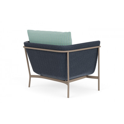 Lloyd Flanders™ Solstice Lounge Chair - Denim Blue, French Beige
