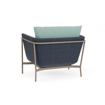 Lloyd Flanders™ Solstice Lounge Chair - Denim Blue, French Beige