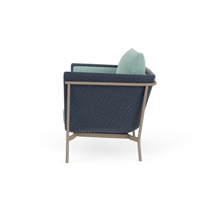 Lloyd Flanders™ Solstice Lounge Chair - Denim Blue, French Beige