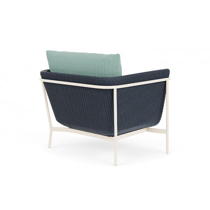 Lloyd Flanders™ Solstice Lounge Chair - Denim Blue, Ivory