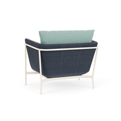 Lloyd Flanders™ Solstice Lounge Chair - Denim Blue, Ivory