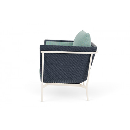 Lloyd Flanders™ Solstice Lounge Chair - Denim Blue, Ivory