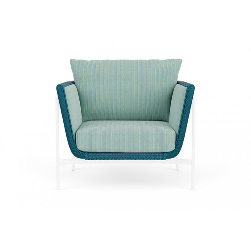 Lloyd Flanders™ Solstice Lounge Chair - Peacock, White
