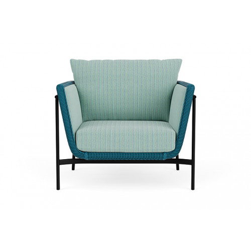 Lloyd Flanders™ Solstice Lounge Chair - Peacock, Ebony